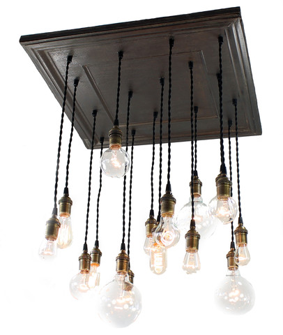 LED replacement bulb package for Salvaged Ceiling Tin 2x2 Urban Chandy